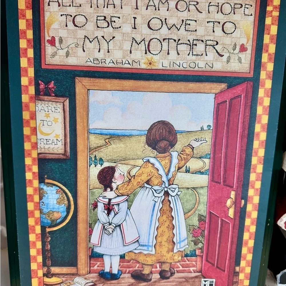 Mary Engelbreit Limited Edition “All That I Am” Framed Art Print